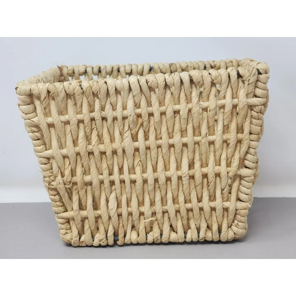 Woven Home Decor Rectangular‎ Storage Organization Basket
